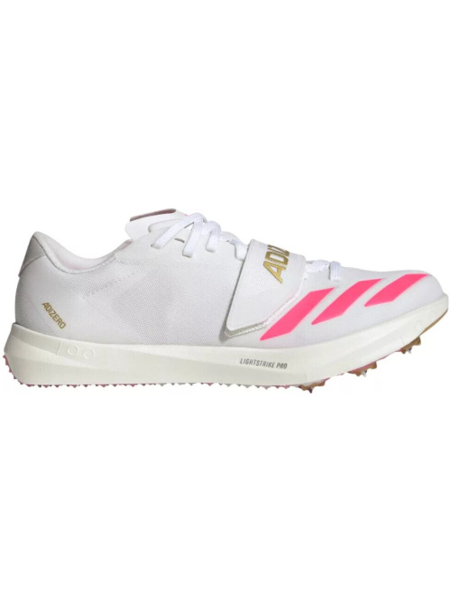 Adidas Adizero TJ/PV White/Core Black/Gold Metallic