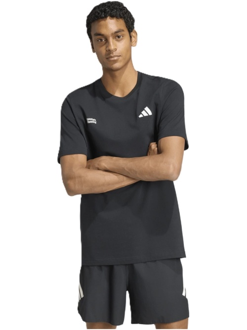 Adidas Run Essentials Graphic T-Shirt Black