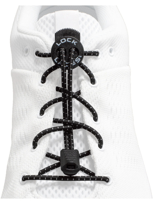 Lock Laces No-Tie Laces Black