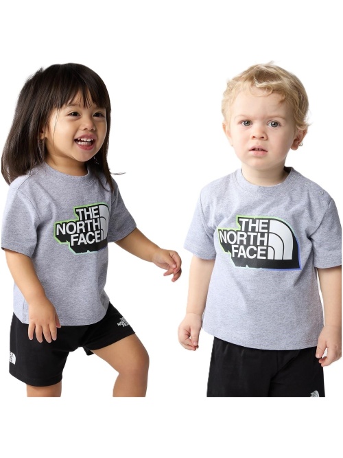 The North Face Baby Cotton Summer Set Grey/Black