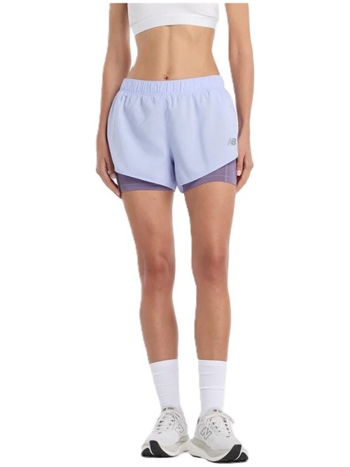 New Balance 2-In-1 Short 3″ W Purple