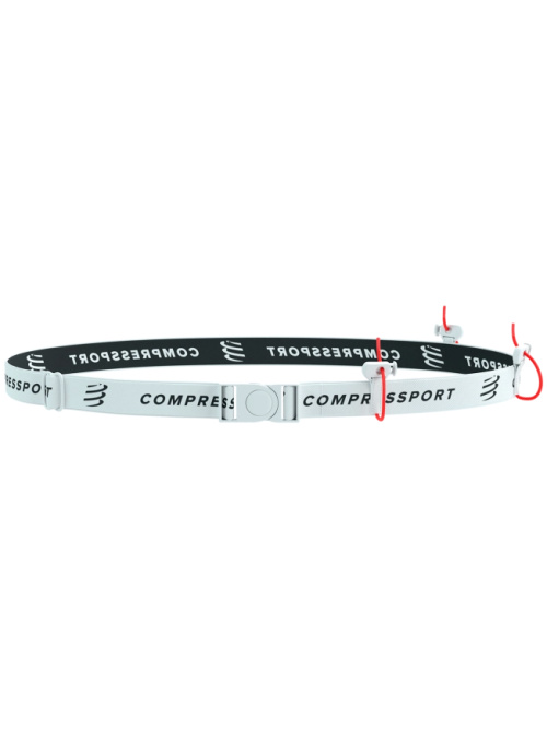 Compressport Race Belt White