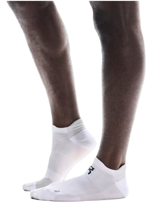 On Performance Run Sock Low White/Glacier