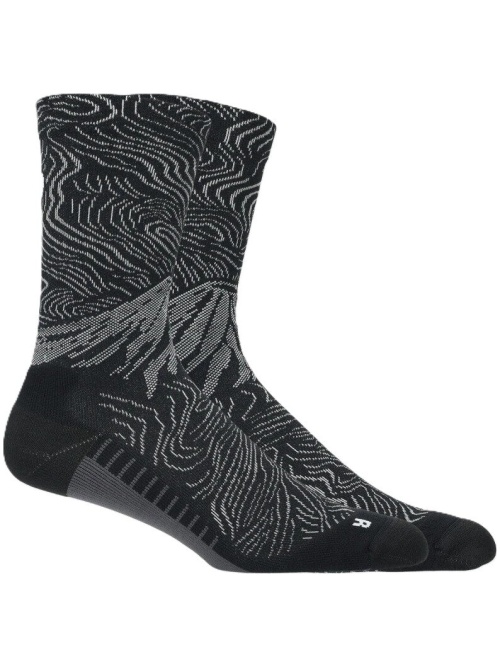 Asics Fujitral Graphic Crew Sock Black/Cloud Grey