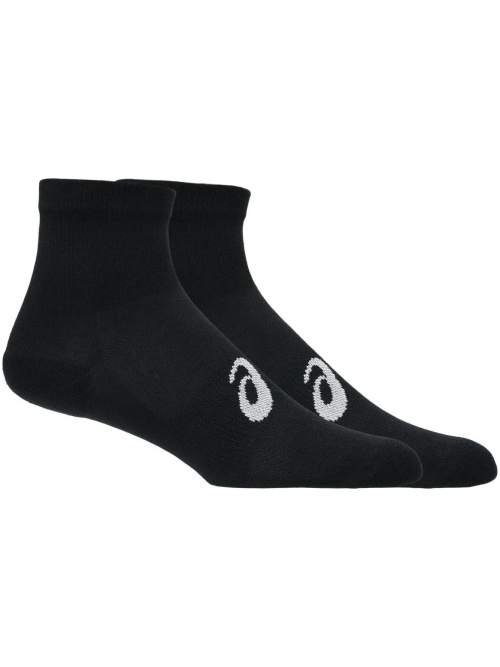 Asics 3 Pack Quarter Socks Performance Black