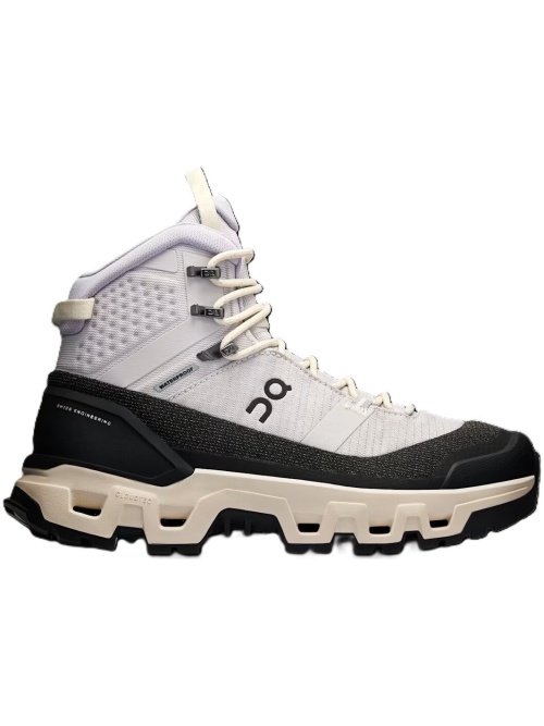 On Cloudrock Trek Waterproof W Silver/Cream
