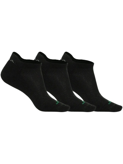 GSA Organic Plus 180 Low Cut 3 Pairs Black