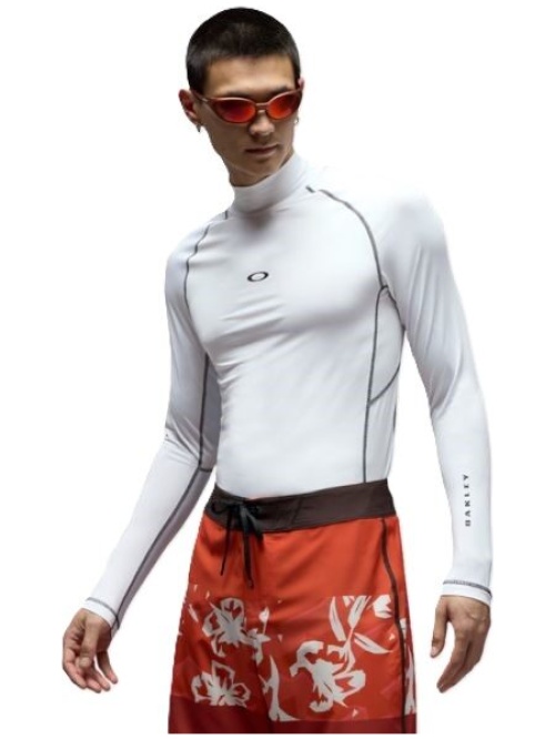 Oakley Bhodi Ellipse LS Rashguard White/Black
