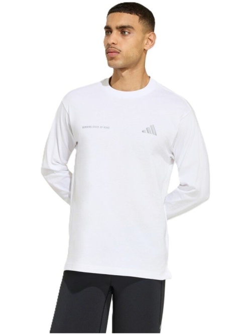 Adidas 365 Running Community Culture Long Sleeve White/Reflective Silver