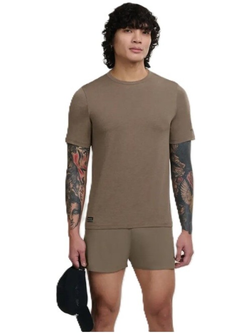 Saucony Stopwatch Short Sleeve Pepper Heather