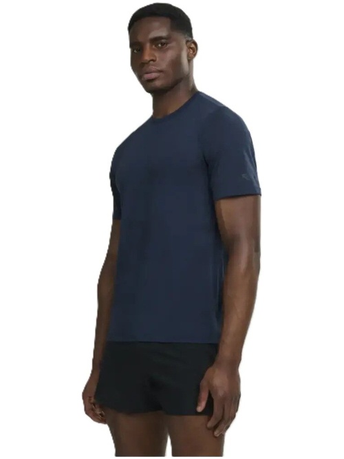Saucony Stopwatch Short Sleeve Navy