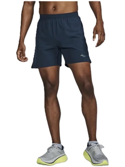 Saucony Outpace 5'' Shorts Navy Blue
