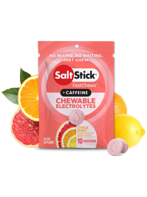 Salt Stick Electrolyte Fastchews Citrus Burst: 10 Chewable Electrolyte Tabs