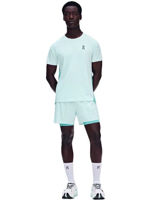 On 5″ Performance 2/1 Shorts Flurry/Aquamarine