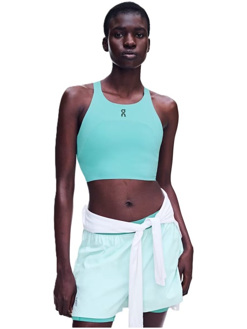 On Performance Crop W Aquamarine