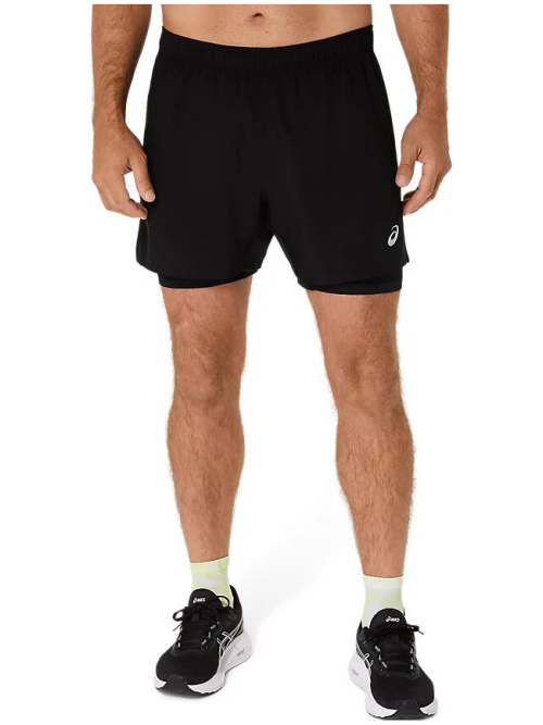 Asics Core 2 In 1 5" Short Performance Black