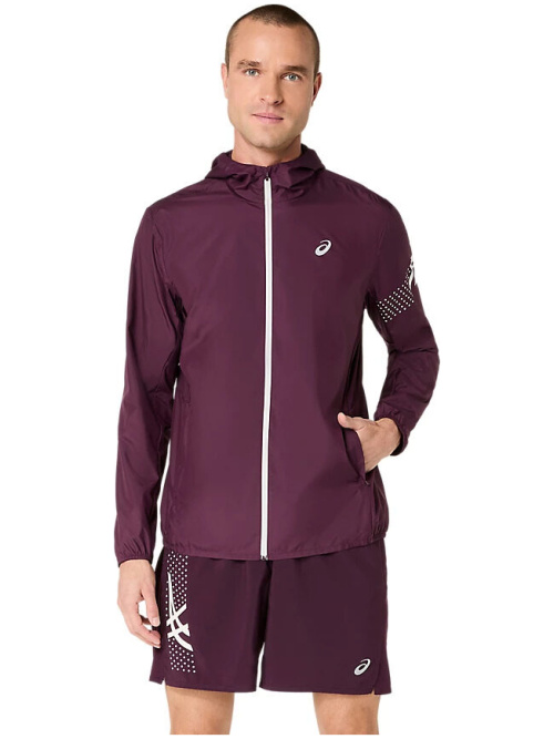 Asics Icon Jacket Dark Aubergine