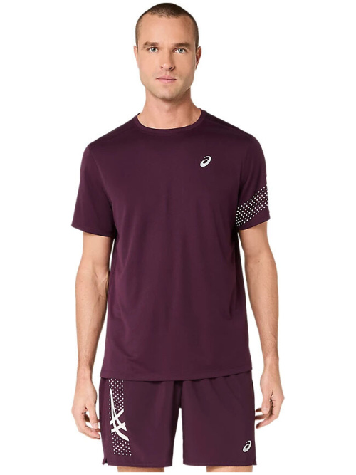 Asics Icon SS Top Dark Aubergine