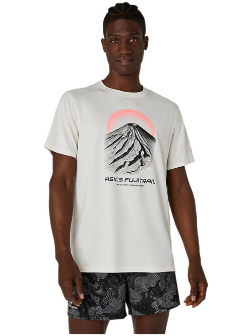 Asics Fujitrail Logo SS Top Cream