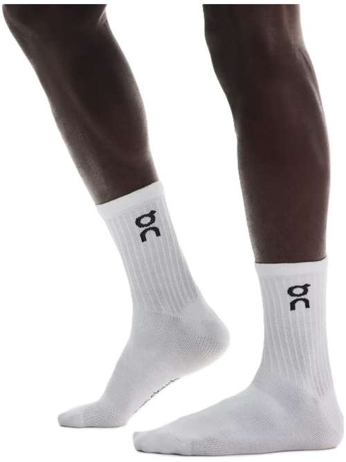 On Logo High Socks 3 Pairs White