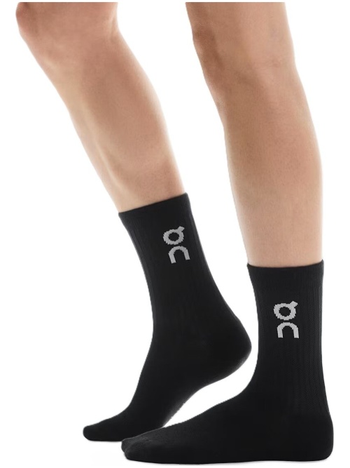 On Logo High Socks 3 Pairs Black