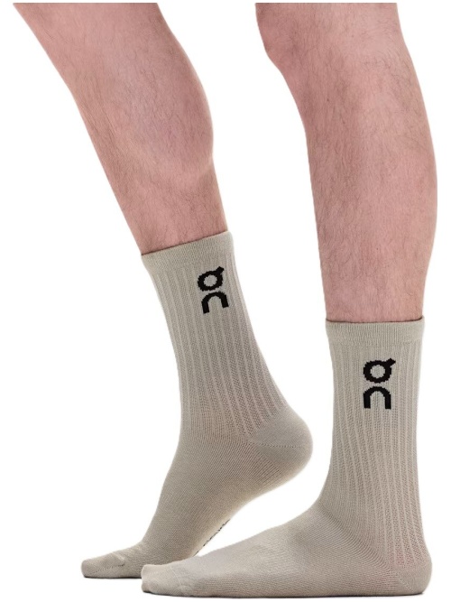 On Logo High Socks 3 Pairs Hare/Brume