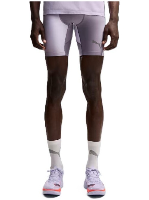 Puma Lightspeed Printed 8" Half Tights Inky Depths