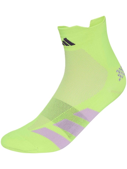 Adidas Adizero Quarter Socks Solar Yellow/Aurora Plum