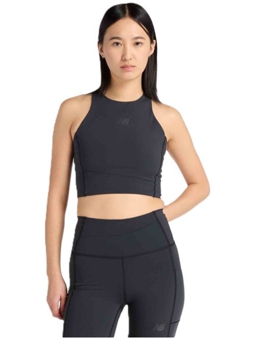 New Balance RC Elite Storage Crop Tank W Black