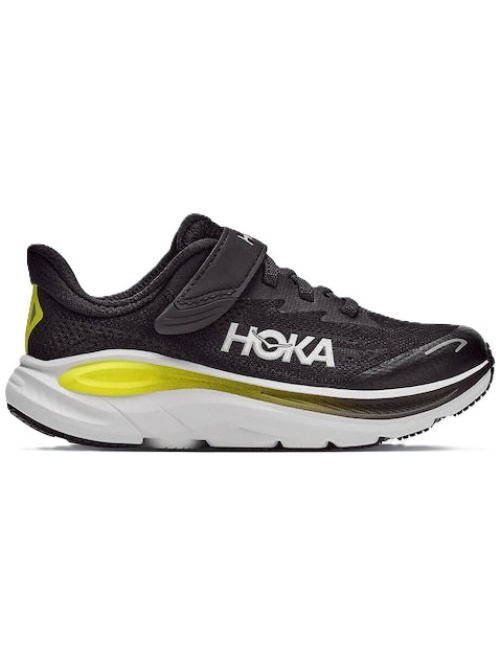 Hoka One One Clifton 10 Little Kids Black/Cosmic Grey