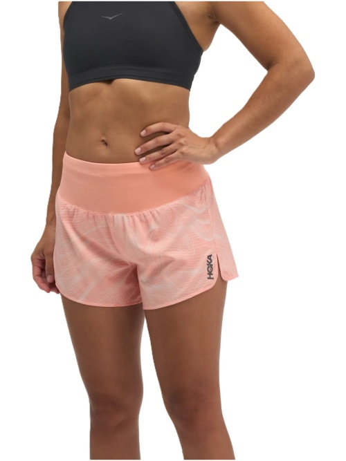 Hoka One One Glide Short MR 3.5'' Brief Sunstone Prt