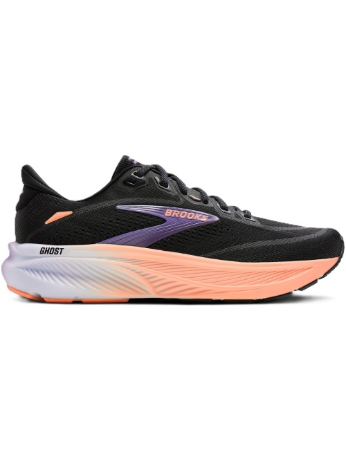 Brooks Ghost 18 W Black/Mulled Grape/Peach