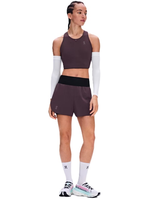 On Zero 2In1 Shorts W Urchin/Black