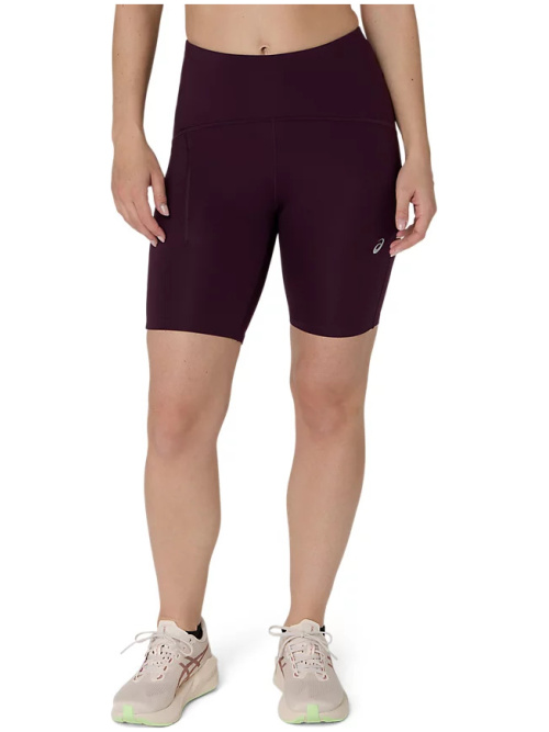 Asics Road High Waist 8" Sprinter W Dark Aubergine