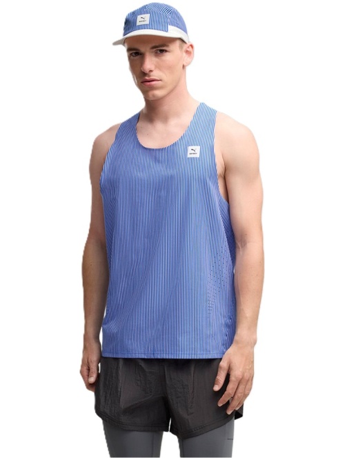 Puma x Saysky Ultraweave Singlet Cobalt Glaze