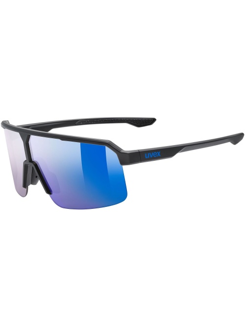 Uvex Ramp Black Matt/Mirror Blue