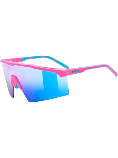 Uvex Flowline Pink Matt/Mirror Blue