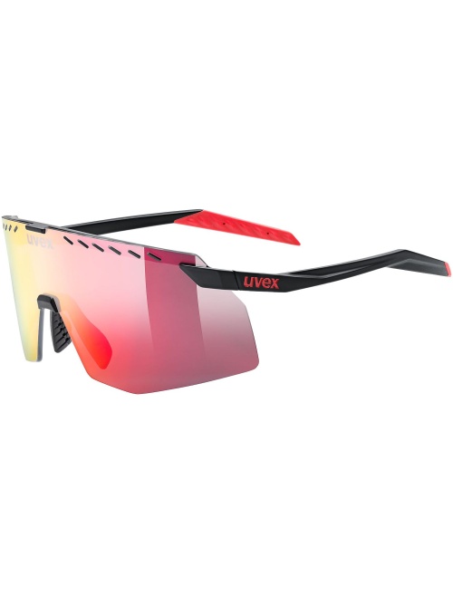 Uvex Pace Stage Black Matt/Mirror Red