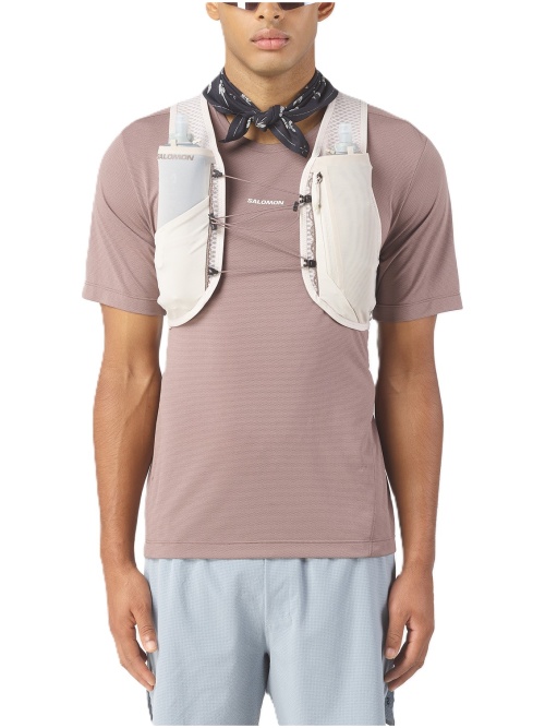 Salomon Gravel Skin 4 Running Vest Silver Cloud/Iron