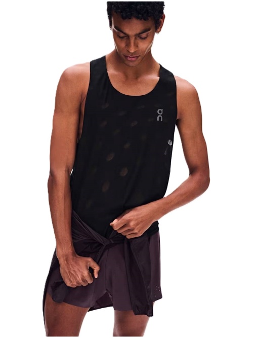 On Zero Tank Breathe Black