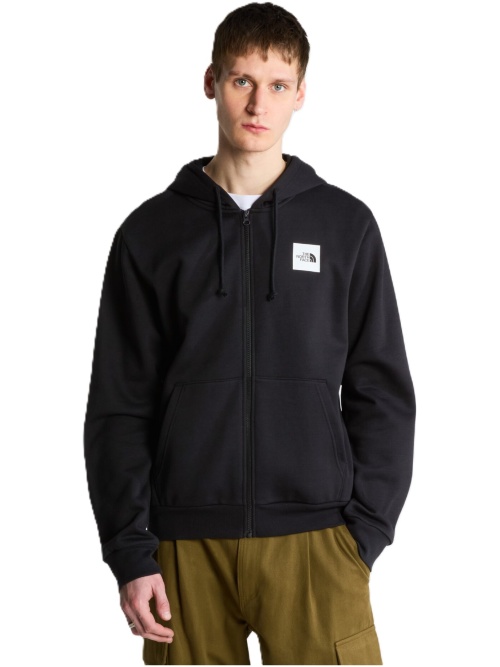 The North Face Box Half Dome Regular Full-Zip Hoodie Black
