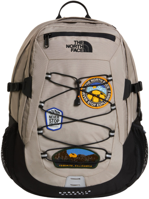 The North Face Borealis Classic Patch Backpack Stone Slab/Black