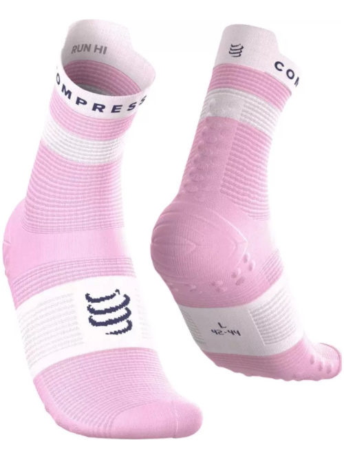 Compressport Pro Racing Socks V4.0 Run High Orchid/White
