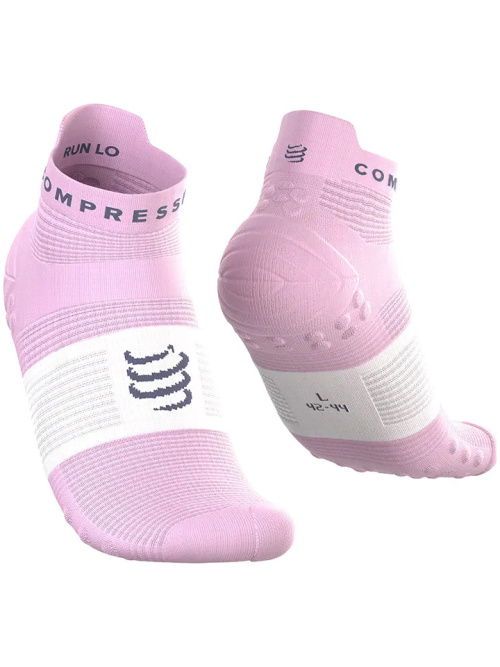 Compressport Pro Racing Socks V4.0 Run Low Orchid/White