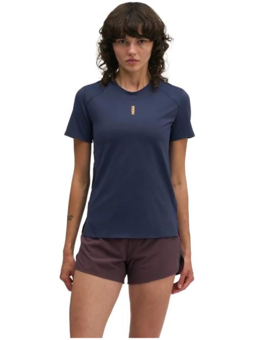 Hoka One One EveryRun Short Sleeve Tee W Varsity Navy/Gold