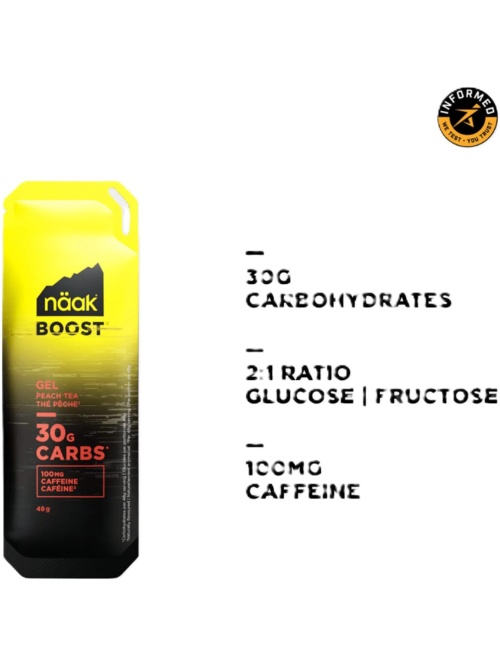 Naak Boost Gel 30 Caff Peach Tea