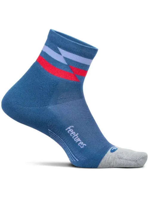 Feetures Elite Light Cushion Quarter Blue Track