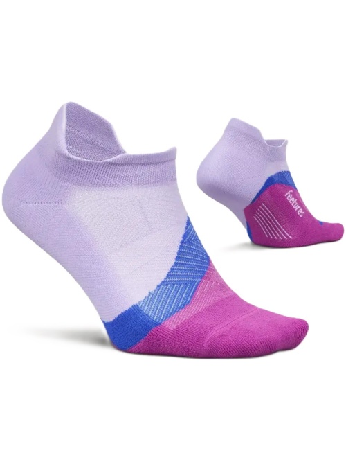Feetures Elite Light Cushion No Show Tab Wild Blueberry