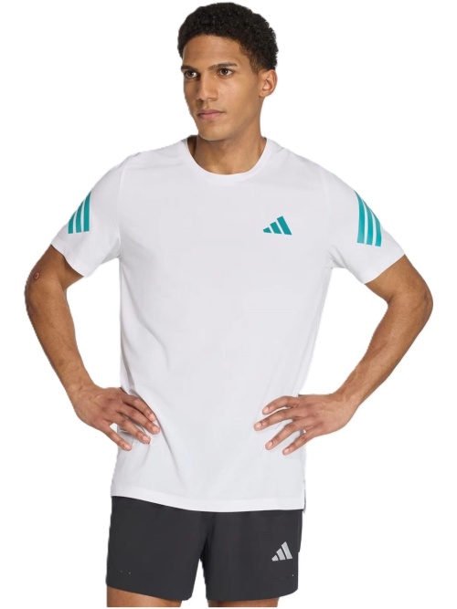 Adidas 365 Climacool T-Shirt White/Black/Equipment Green