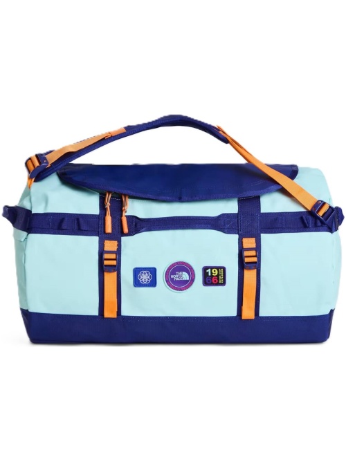 The North Face Base Camp Duffel 50L Canal Blue/Bold Blue/Papaya